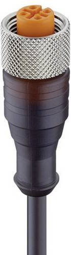 Lumberg Automation 11355-1 Sensor-Aktor-Steckverbinder M12 Buchse gerade Schwarz 4-polig 2,00 m Länge - Bild 1