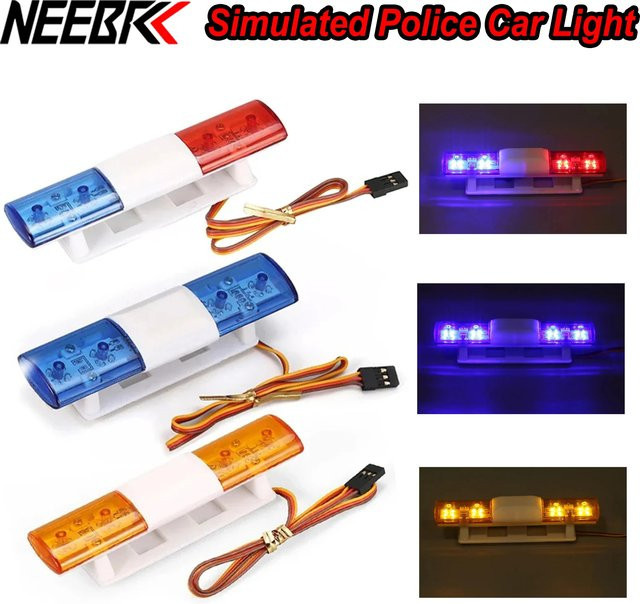 Neebrc Polizei Blitzlicht Lampe, Blau, Zubehör - Bild 1
