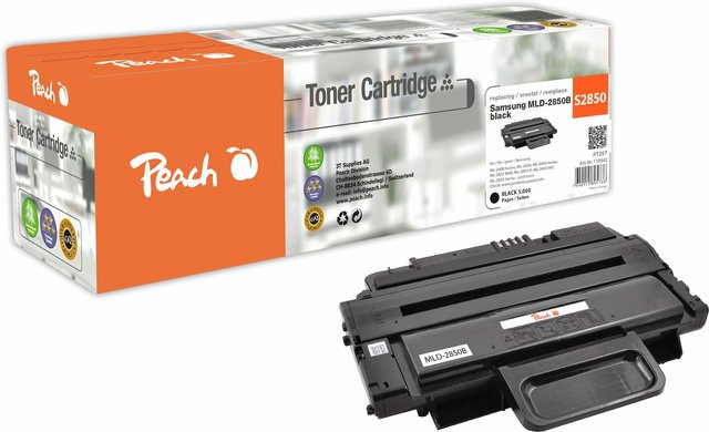 Peach S2850 Toner Schwarz für Samsung ML-2400, ML-2450, ML-2450 P und ML-2451 (wiederaufbereitet) - Bild 1