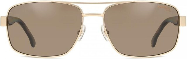 Carrera AOZ Sonnenbrille Herren, Vollrand, Square, Metall, Gold/Grau - Bild 1