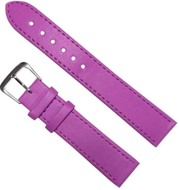 Home time Uhrenarmband Leder, violett, Unisex - Bild 1