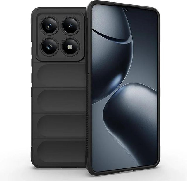 Stoßdämpfende Softshell-Business-Handyhülle für Xiaomi Note 14 13 12 Pro Plus 5G 4G 14T 14T Pro 13C in Schwarz - Bild 1