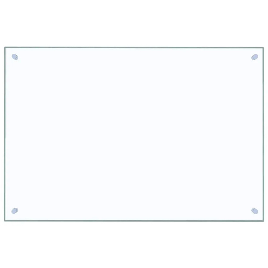 vidaXL Küchenrückwand aus Glas, Transparent, B: 90 cm, H: 60 cm - Bild 1