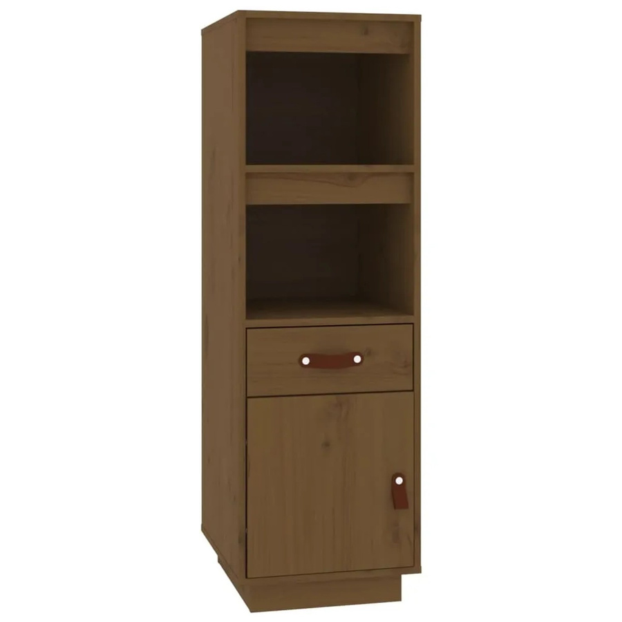 vidaXL Highboard aus Massivholz Kiefer in Honigbraun B/T/H: 34 x 40 x 108,5 cm - Bild 2
