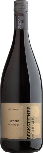Becksteiner Winzer Weinhaus Regent Rotwein, Baden, 2023, halbtrocken, 1 l - Bild 1