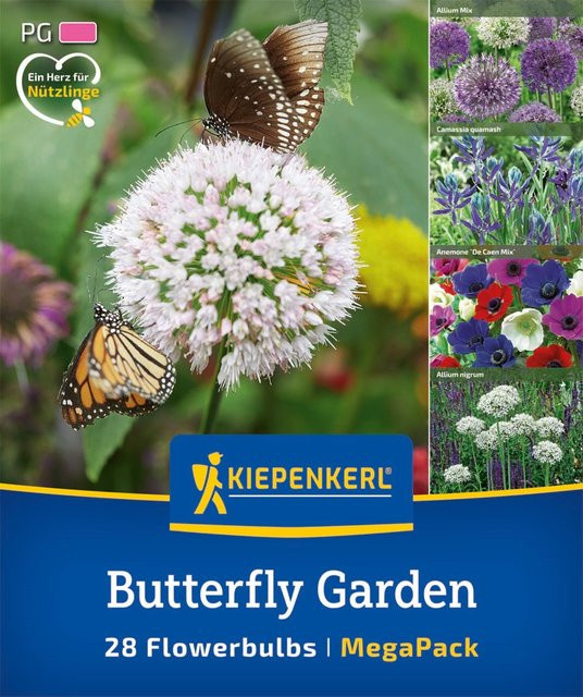 Kiepenkerl Mega Pack Butterfly Garden bunte Zwiebelblumen mit 28 Stück - Bild 1