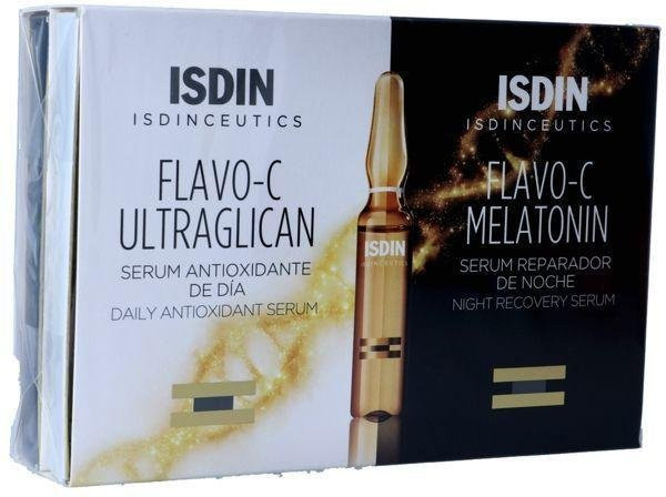 Isdin Melatonin + Ultraglican Antioxidans-Serum, 20 Ampullen, 50 ml - Bild 1