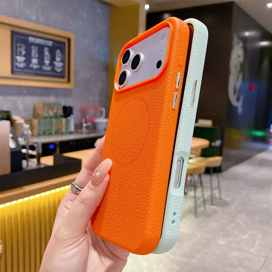 Xeber Luxus Business Magnetische Schutzhülle aus PU Leder für iPhone 12 bis iPhone 17 Pro Max mit MagSafe Unterstützung in Weiß - Bild 1