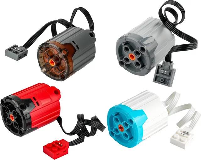 Stemedu MOC Power Functions XL Motor Kit für technisch kompatible Bausteine, Mehrfarbig - Bild 1