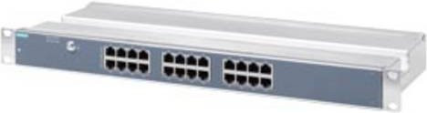 Siemens Industrial Ethernet Switch 6GK5124-0BA00-3AR3, 10/100 MBit/s, Grau - Bild 1