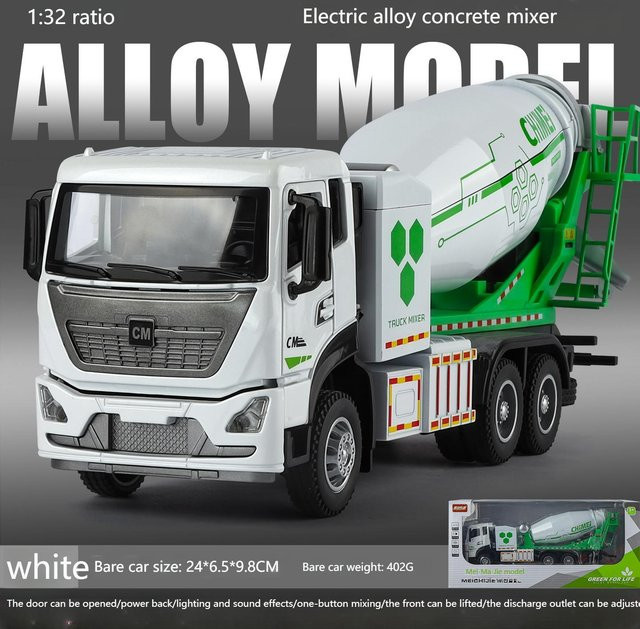 Linyi toy car Betonmischer-LKW, Modellauto, 1:32, Metall, ab 14 Jahren - Bild 1