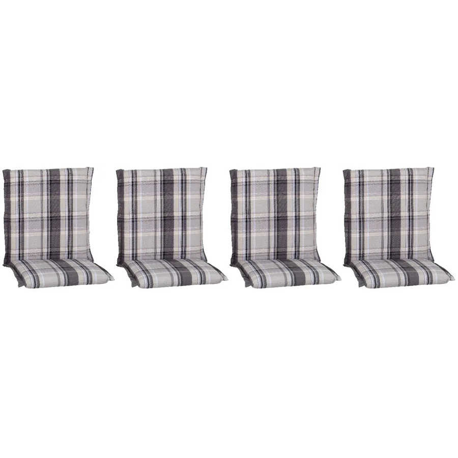 Beo Sitzauflage Atika Niedriglehner 4er-Set Karo Beige - Bild 2