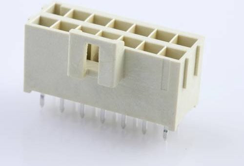 Molex Einbau-Buchsenleiste Standard in Beige, 14-polig, Rastermaß: 3.50 mm - Bild 1