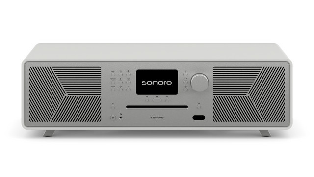 Sonoro Meisterstück Gen.2 All-In-One Audiosystem in Weiß Matt und Silber - Bild 1