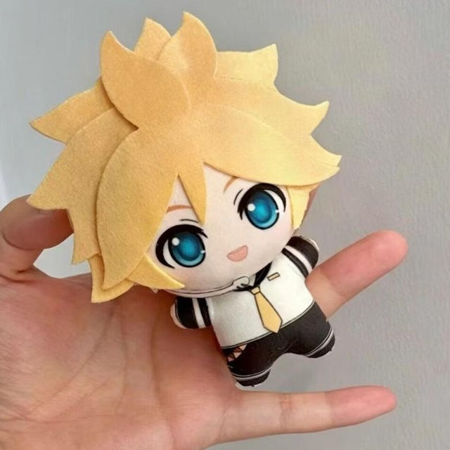 Anime Kagamine Rin Len Plüschpuppe Anhänger, Plüschtier, 12cm - Bild 1