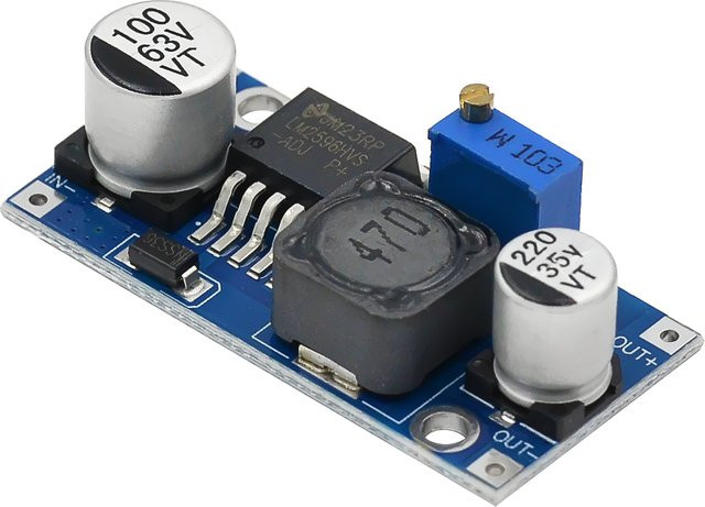 LM2596HVS DC-DC Step-Down-Modul 48V einstellbare Spannungsversorgung Blau - Bild 1