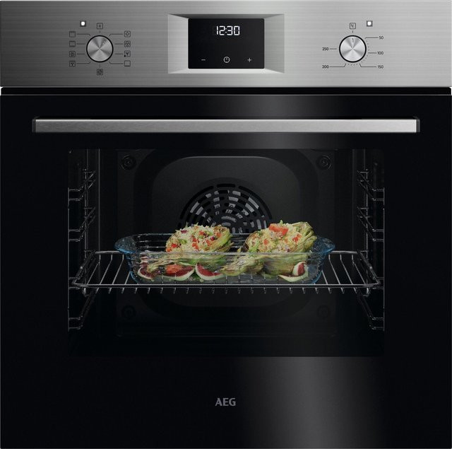 Bosch Serie 5000 Einbaubackofen NBU5A21CM in Silber mit Heißluft, Grill und Pyrolyse-Reinigung - Bild 1