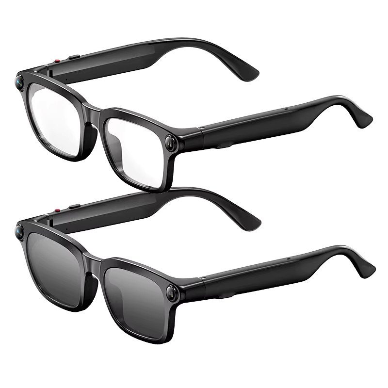 LIGE Smart-Brille mit 8-Millionen-Pixel-Kamera, 1080P Video, Bluetooth-Anruf, Musik und KI-Sprachsteuerung in Schwarz - Bild 7