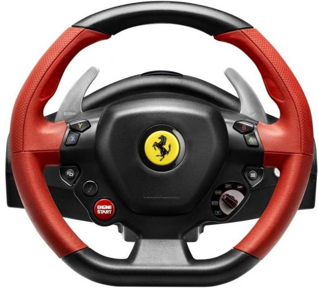 Thrustmaster Ferrari 458 Spider Racing Wheel für Xbox Series X, Xbox One und PC in Schwarz/Rot - Bild 1