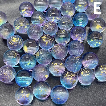 50 Stück Glasmurmeln von FastStar, transparent, Durchmesser: 12 mm, runde Glaskugeln für Aquarium, Dekoration und Bastelbedarf