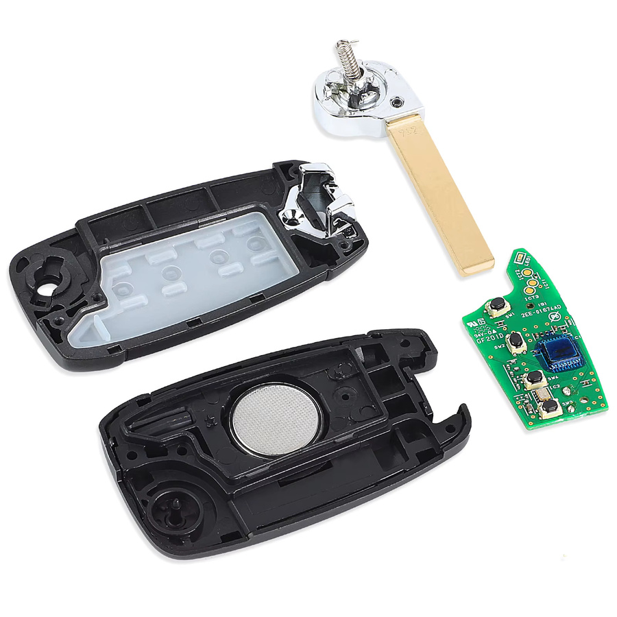 KEYECU OEM Smart Remote Key Fob 95430-S2000 für Hyundai Santa Fe 2019-2021, 4 Tasten, 434 MHz, Schwarz, ohne Chip - Bild 3