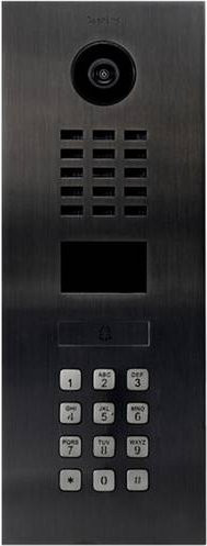 DoorBird D2101KV IP-Video-Türsprechanlage LAN Außeneinheit aus Edelstahl V2A in Titan-Optik Silber - Bild 1