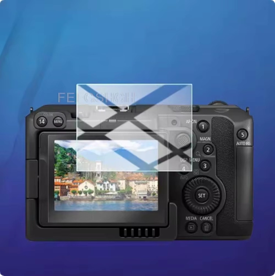 Display Schutzfolie aus Glas für Sony Alpha A7R V A7R5 A7 IV A7M4 A7 III A7M3 A7 II A7M2 A7R2 A7 III A7 II RX100 ZV1 LCD Kamera Display Schutzfolie transparent - Bild 2
