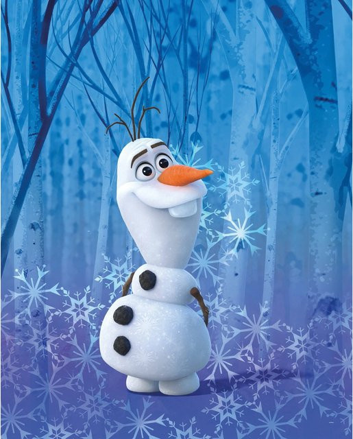 Komar Wandbild Frozen Olaf Crystal, bunt, B/H: 40 x 50 cm - Bild 1