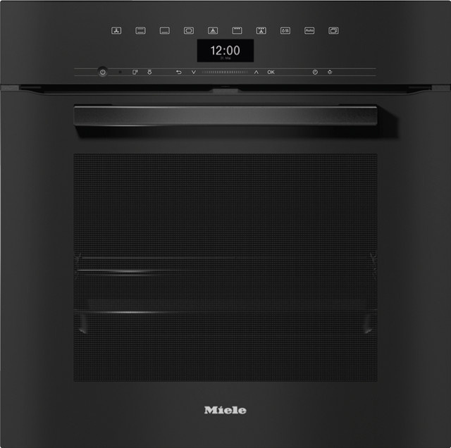 Bosch Einbaubackofen H 7460 B in Obsidianschwarz mit LED-Display und A+ Energieeffizienzklasse - Bild 1