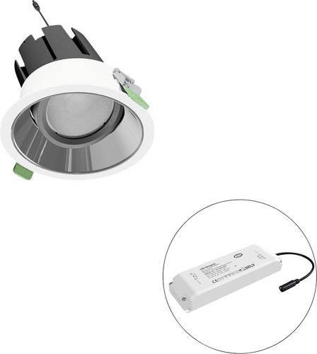 EVN LED-Deckenstrahler F04R11SM3830L55P in Weiß, rund und verstellbar - Bild 1