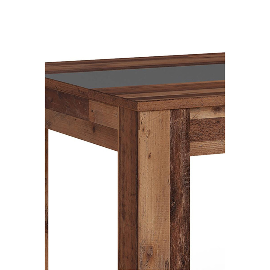 byLIVING Esstisch NORI in Eiche Old Wood und Anthrazit, B/T/H: 140 x 80 x 75 cm - Bild 2