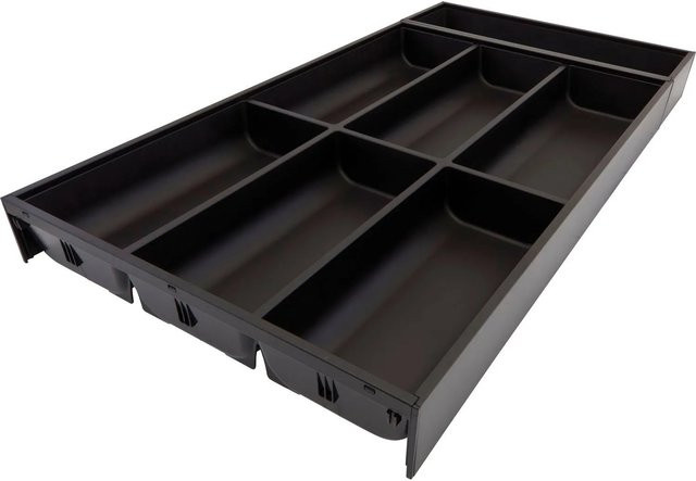 Blum Besteckeinsatz Ambia-Line aus Stahl in Carbonschwarz, Nennlänge 600 mm, Breite: 30 cm - Bild 1