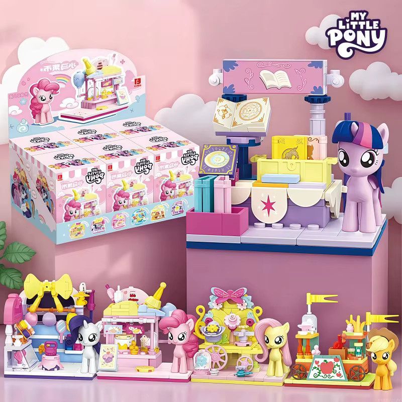 DINOSAW My Little Pony Markt, Baustein Blind Box, Bau Spielzeug, Puzzle - Bild 2