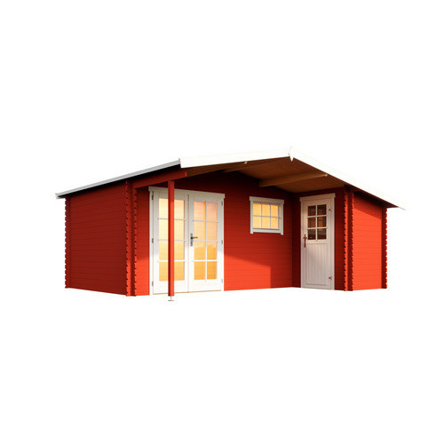 Lasita Maja Gartenhaus Little Rock Satteldach in Schwedenrot B/H/T: 558,7 x 245,1 x 480 cm - Bild 3