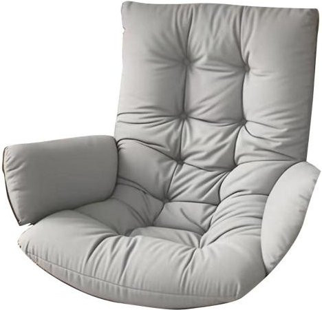 Hercules Ersatzkissen für Eierstuhl und Hängesessel, oval, wasserdicht, Polyester, grau - Bild 1