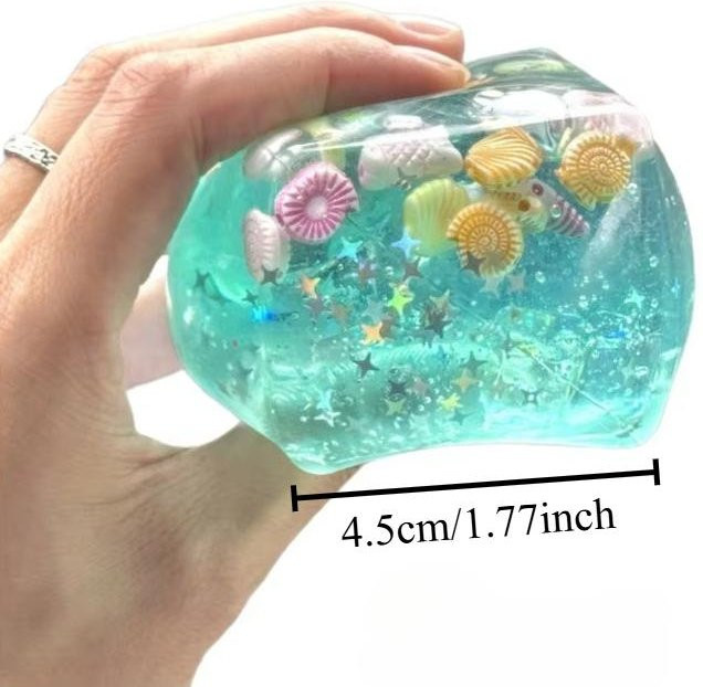 BC Pet Supplies Eiswürfel Fidget Spielzeug, Squishy, mit Muscheln - Bild 1