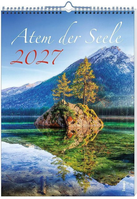 Kalender 2027 Atem der Seele vom St. Benno Verlag, Multicolor, B/H: 24,0 x 42,0 cm - Bild 1
