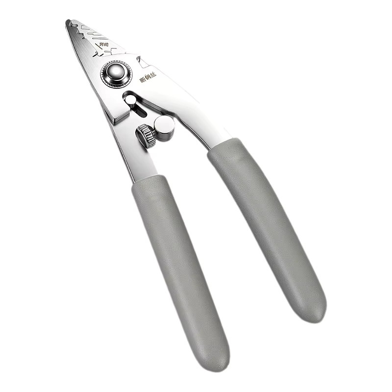 NIUXIANG 6-in-1 Glasfaser-Abisolierer und -Schneider aus Edelstahl in Steel - Bild 7