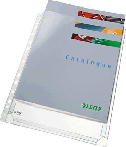 Leitz Prospekthülle Maxi DIN A4, transparent, oben offen, 5 Stück - Bild 1