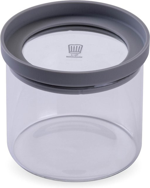 Fackelmann Chefkoch Vorratsglas aus Glas mit Silikon-Dichtung, transparent, 0,5 l - Bild 1