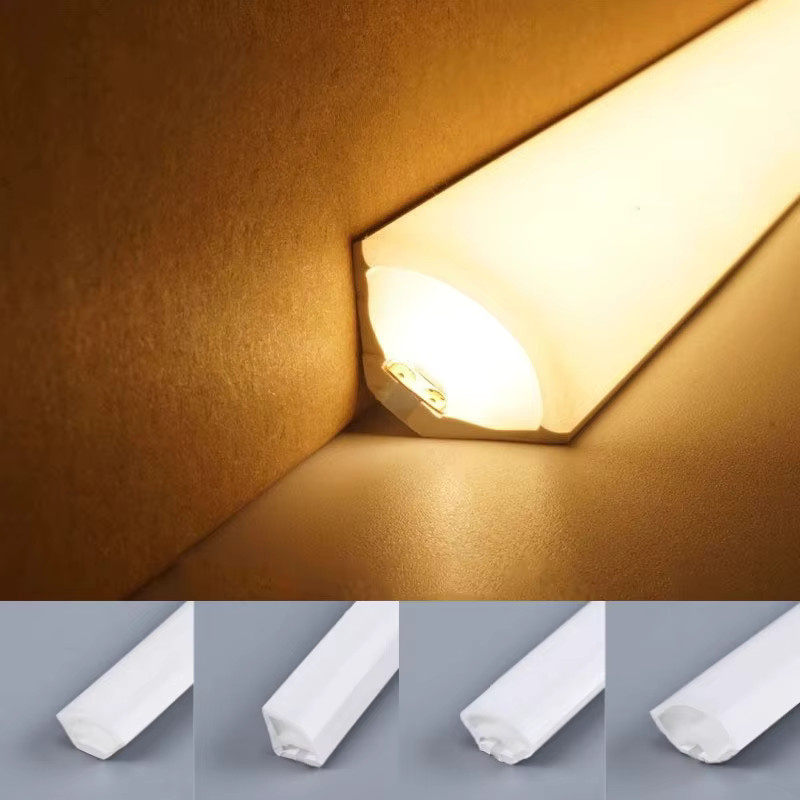 Khelse Flexible LED-Neon-Silikonlampe in Warmweiß, Wasserdichtes Silikagel-Band im V-Stil als Lineares Streifenlicht - Bild 2