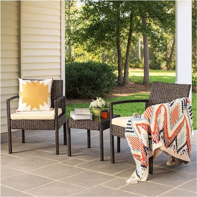 HTI-Living Terrassenmöbel Santadi aus Polyrattan in Braun/Beige - Bild 1