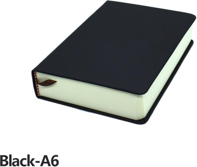 VantaGoods Skizzenbuch Blanko Kunstnotizbuch mit Hardcover und Kunstleder Einband, Schwarz, A6, 330 Seiten - Bild 1