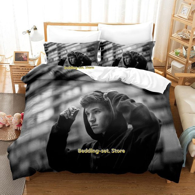 Somelli Bettwäsche Set mit Anime-Print aus Mikrofaser-Polyester, B/H: 200 x 230 cm - Bild 1