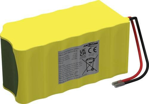 Ansmann Li-Ion Akkupack 14.4V 15300 mAh gelb mit 24x 18650 Zellen und Kabel - Bild 1