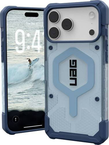 Urban Armor Gear MagSafe Pathfinder Clear Hülle für Apple iPhone 17 Pro Max mit Lanyard in Blau und Transparent - Bild 2