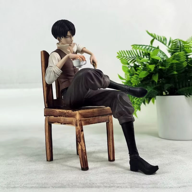Bandai Attack On Titan Anime Figur Captain Levi Ackerman mehrfarbig Höhe: 18 cm - Bild 4