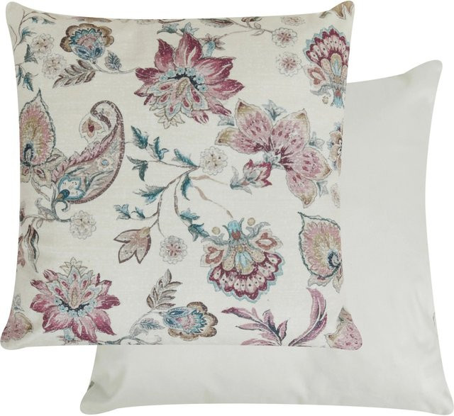 Sehlbach Gefülltes Kissen Paisley Flower in Rosa, B/T/H: 45 x 45 x 1 cm - Bild 1