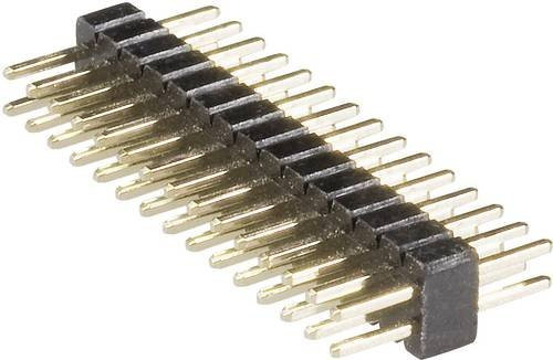 BKL Electronic Stiftleiste Standard in Schwarz mit 1 Reihe und 10 Polzahlen pro Reihe - Bild 1