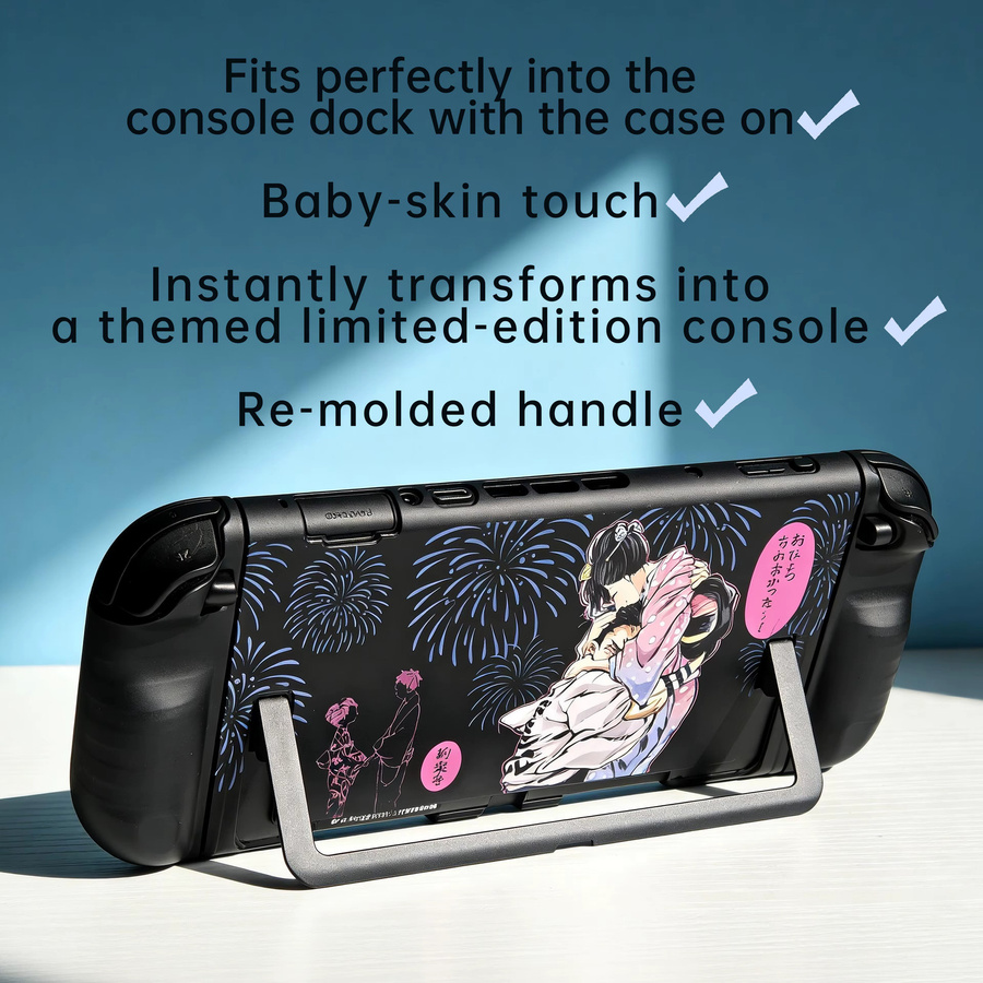 GSF Akaza Koyuki Love Schutzhülle für Nintendo Switch 2 und OLED, zweiteiliges Split-Shell-Design, Gaming-Cover in Multicolour - Bild 4